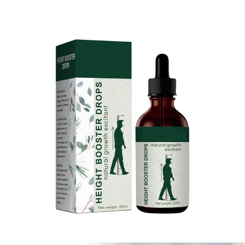 NEW Height Booster Drops Plant Extract High Oil For Bone Growth Boost Metabolism