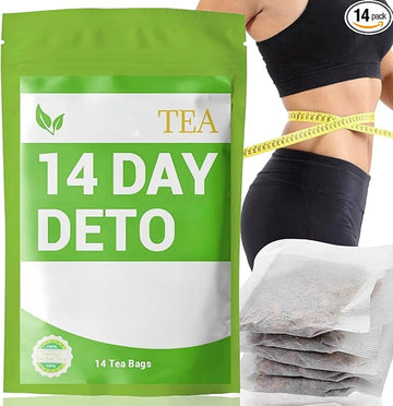 14-day slimming tea for weight loss, detox, bloating relief.