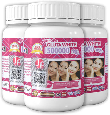 Skin whitening, dark spot removal & collagen boost with 1,500,000mg Glutathione.